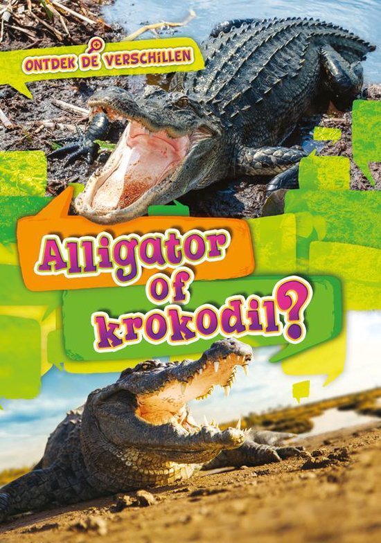 Ontdek de verschillen - Alligator of krokodil?