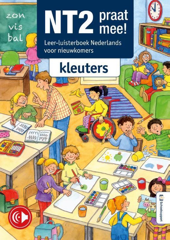 NT2, praat mee! - Leer-luisterboek Kleuters