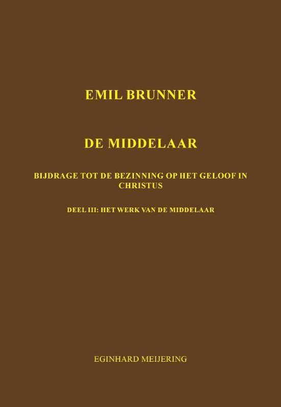 Emil Brunner De Middelaar 3