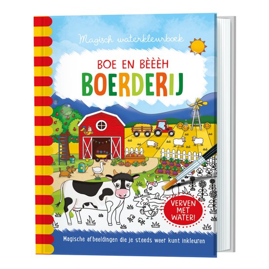 Magisch waterkleurboek Boerderij