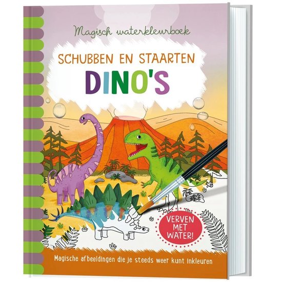 Magisch waterkleurboek Dino's