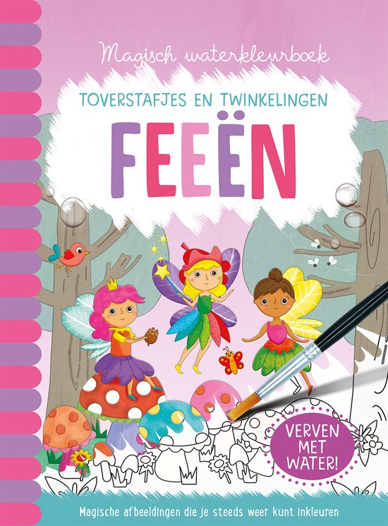 Magisch waterkleurboek Feeën