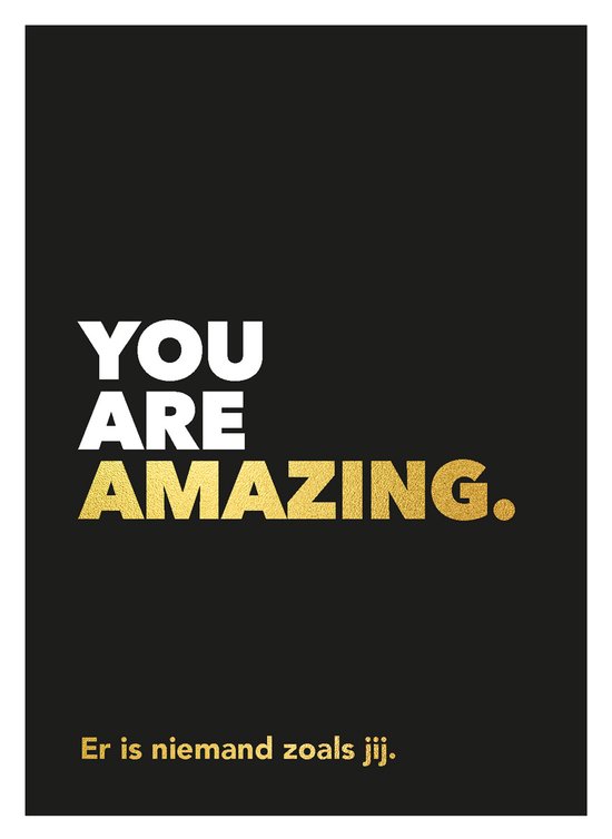 You are amazing