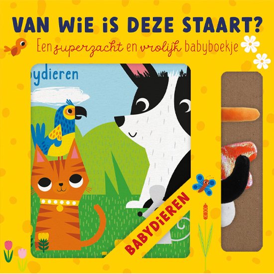 Van wie is deze staart? Babydieren