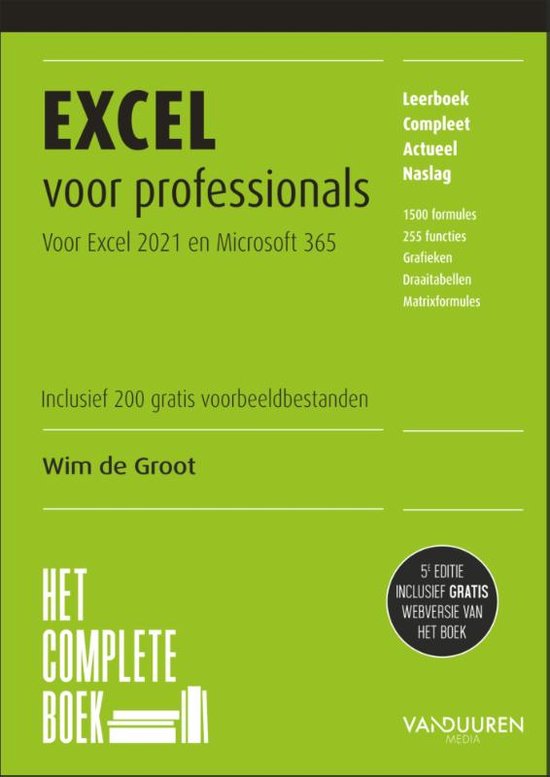 Het complete boek - Excel voor professionals