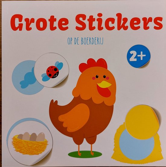 Grote stickers op de boerderij