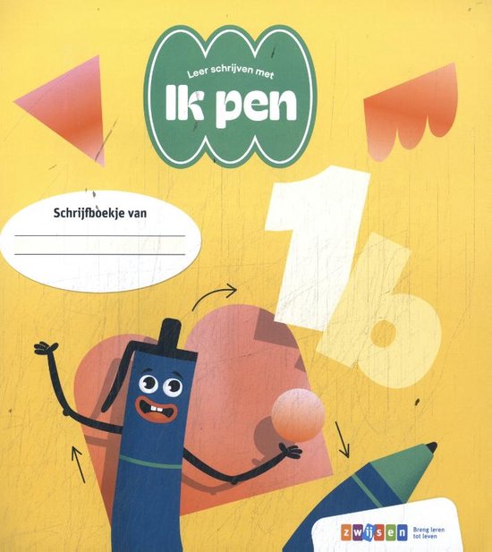 Leer schrijven met Ik Pen 1b Schrijfboekje