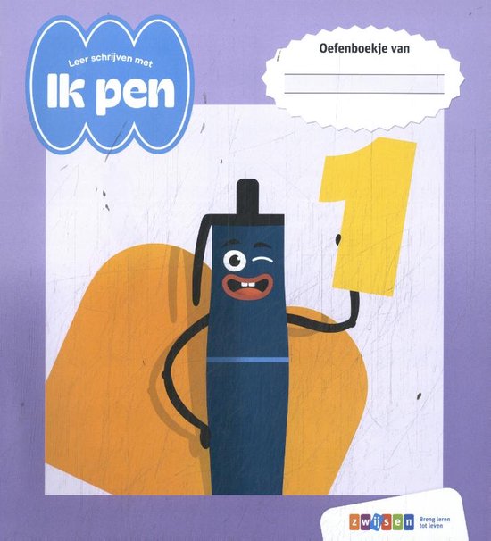 leer schrijven met Ik Pen 1 oefenboekje