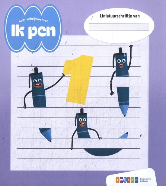 Leer schrijven met Ik Pen 1 Liniatuurschriftje