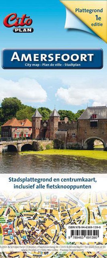 Citoplan stadsplattegrond Amersfoort