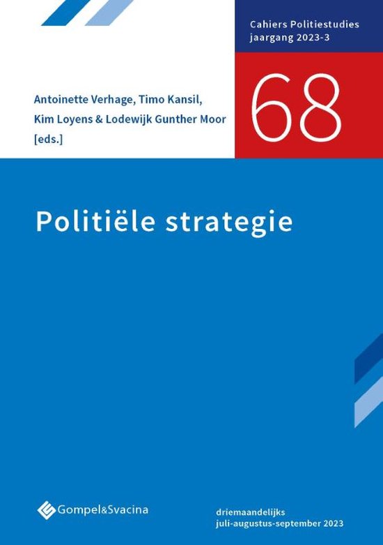 Cahiers Politiestudies 68 - Politiële strategie