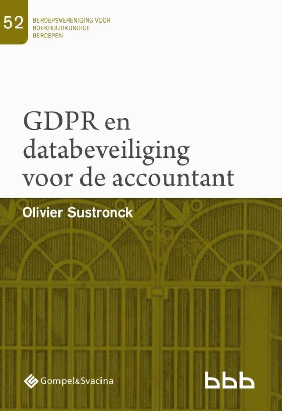 Beroepsvereniging voor Boekhoudkundige Beroepen 52 - GDPR en databeveiliging voor de accountant