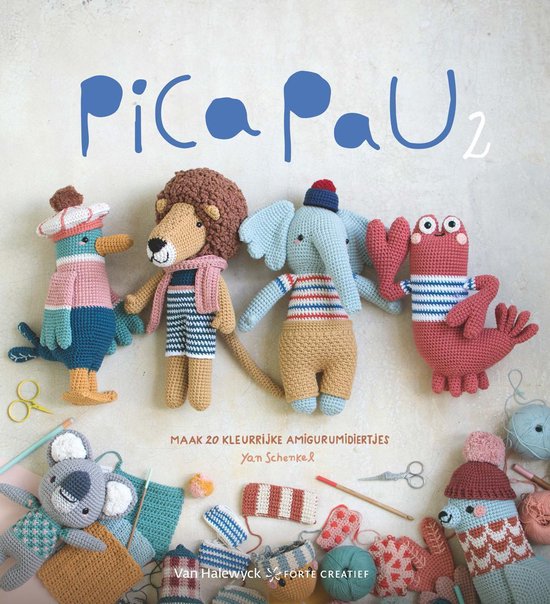 Pica Pau 2 - Maak 20 kleurrijke amigurumidiertjes