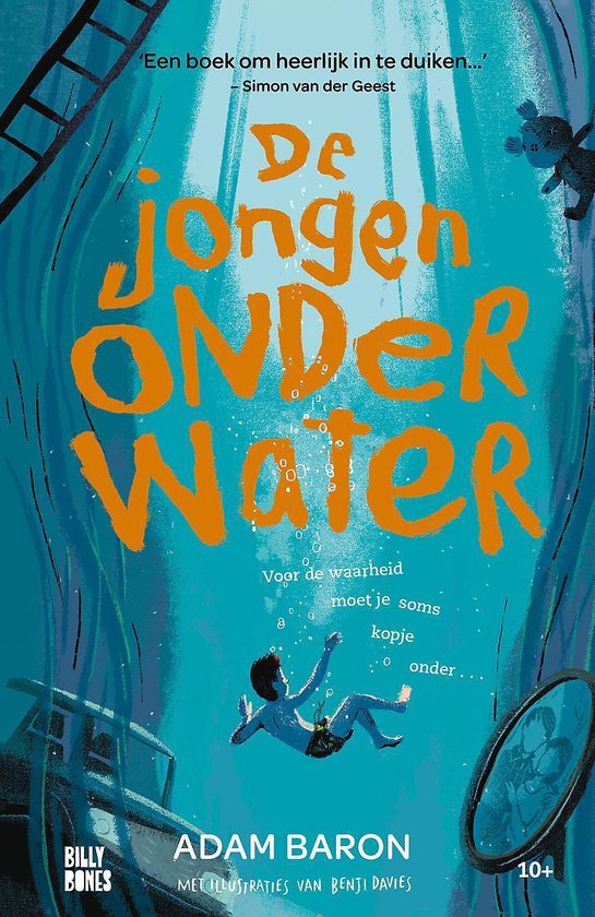 De jongen onder water