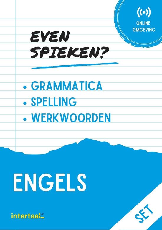 Even Spieken - Engels grammatica, spelling (set)