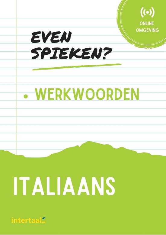 Even Spieken - Italiaans werkwoorden