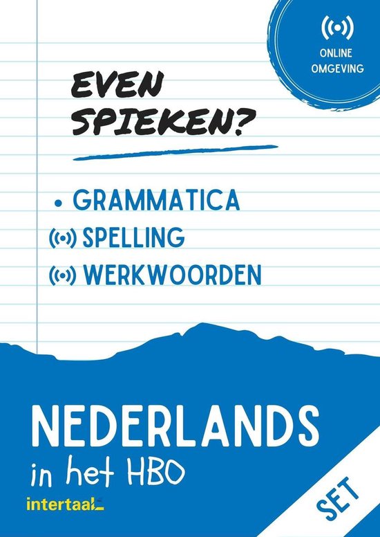 Even Spieken - Nederlands in het HBO (set)