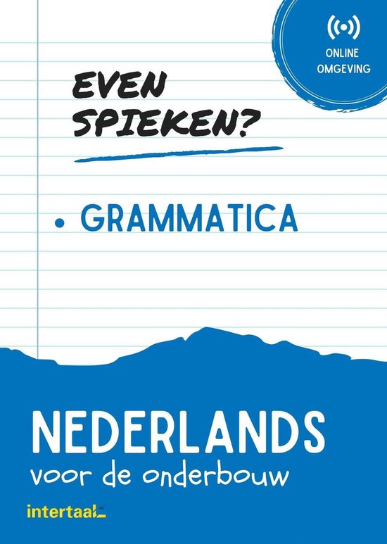 Even Spieken - Grammatica Nederlands voor de onderbouw