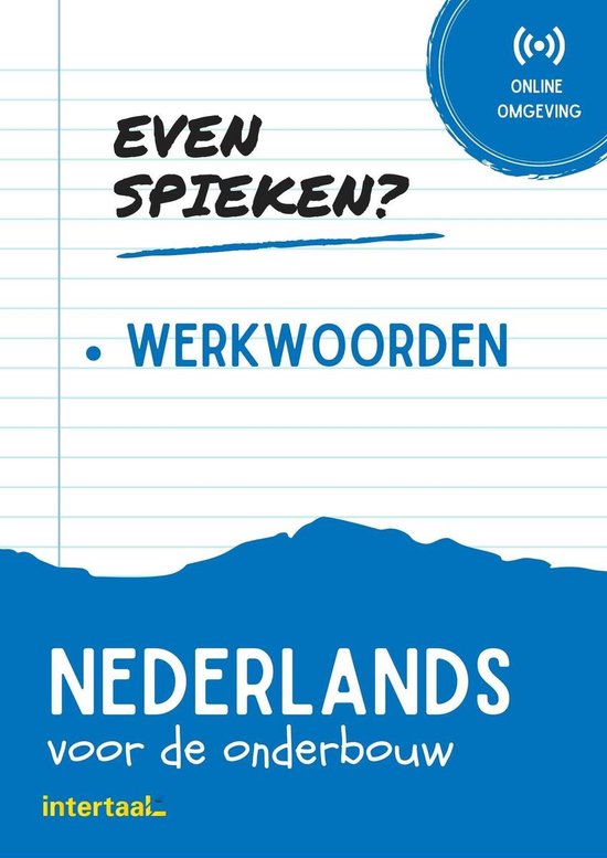 Even Spieken - Werkwoorden Nederlands voor de onderbouw