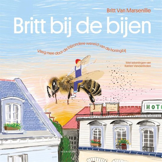 Britt bij de bijen