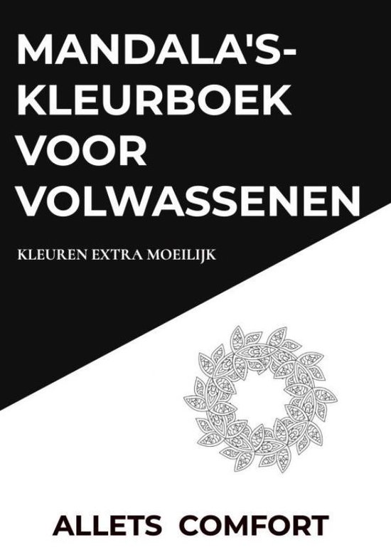 Mandala's-kleurboek voor volwassenen-Kleuren extra moeilijk-A5 Mini- Allets Comfort