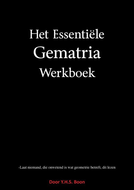 Het Essentiële Gematria Werkboek