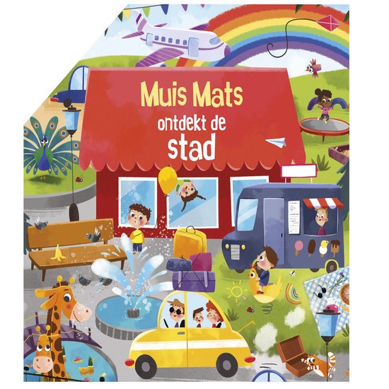 Muis Mats Ondekt De Stad - Uitklapbaar kinderboek, met 5 panoramapagina's