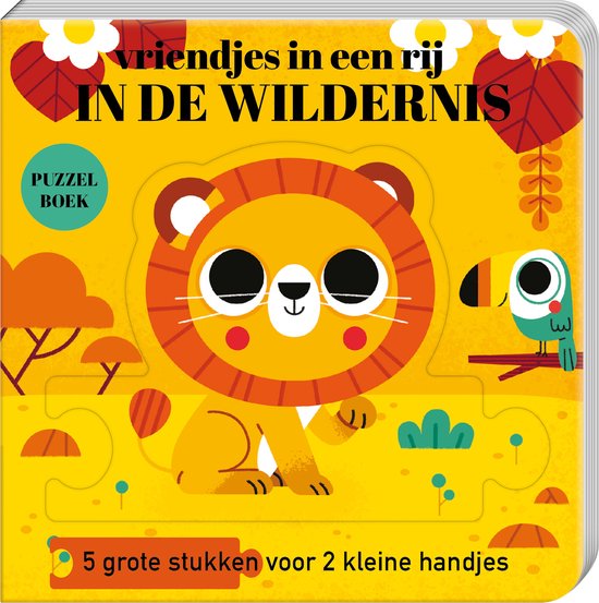 In a row - Puzzelboek In een rij - In de wildernis