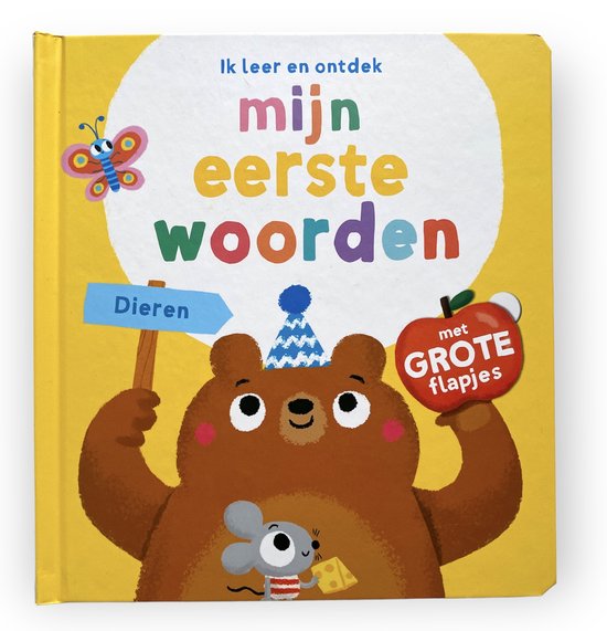 Ik leer en ontdek mijn eerste woorden over DIEREN - Met GROTE Flapjes