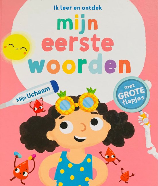 Ik leer en ontdek mijn eerste woorden LICHAAM - Met GROTE Flapjes