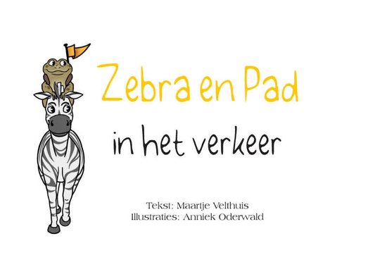 Zebra en Pad in het verkeer