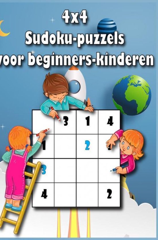 4x4 sudoku puzzels voor kinderen