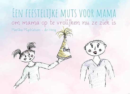 Een feestelijke muts voor mama om mama op te vrolijken nu ze ziek is