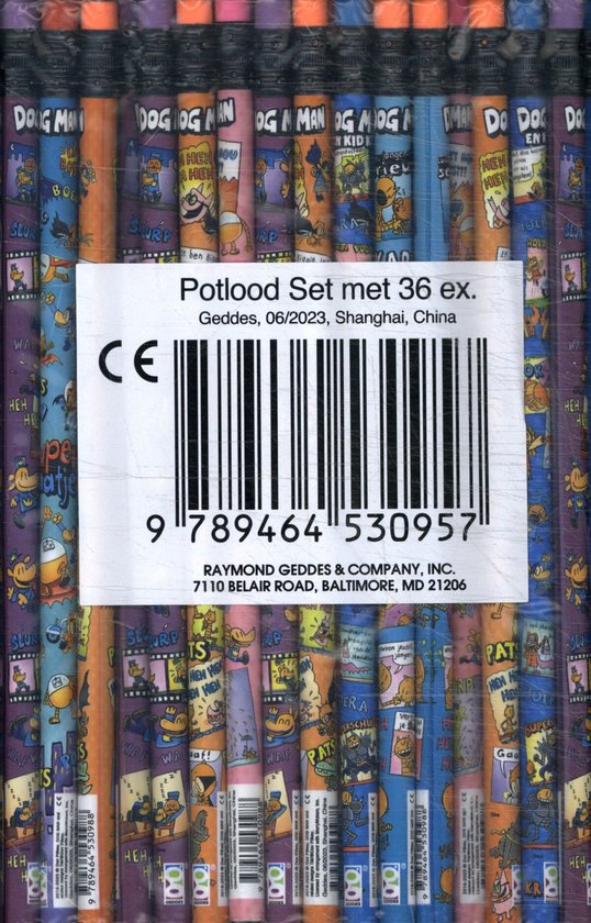 Dog Man - Potlood Set 36 exemplaren