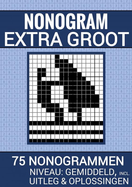 Puzzelboek voor Ouderen, Slechtzienden, Senioren, Opa en Oma: Nonogram Extra Groot, Type XL/XXL