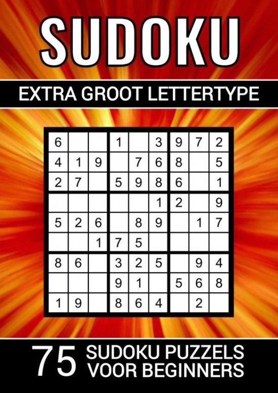 Sudoku Extra Groot Lettertype - 75 Sudoku Puzzels voor Beginners