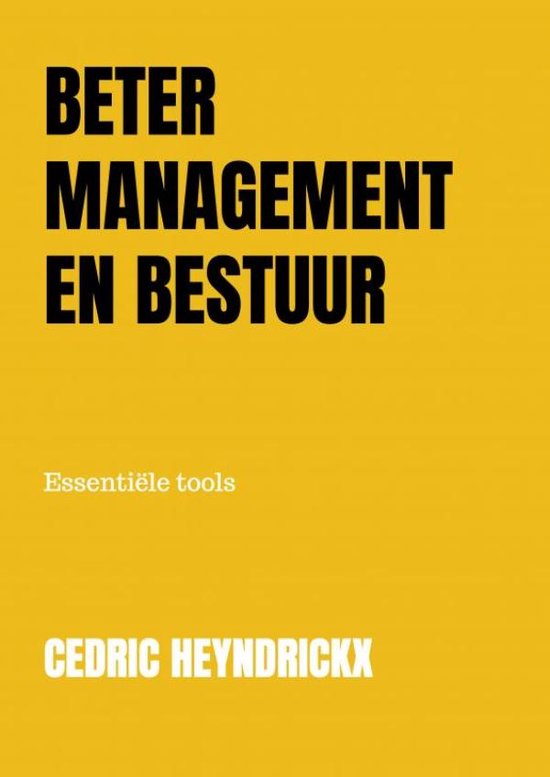 Beter management en bestuur