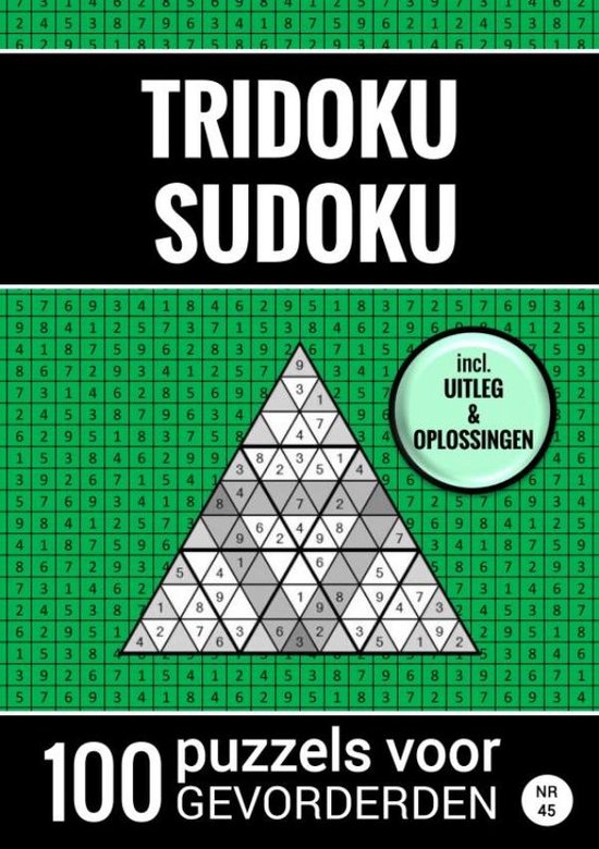 Tridoku Sudoku - 100 Puzzels voor Gevorderden - Nr. 45