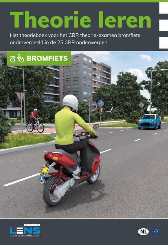 Lens verkeersleermiddelen - Theorie leren bromfiets