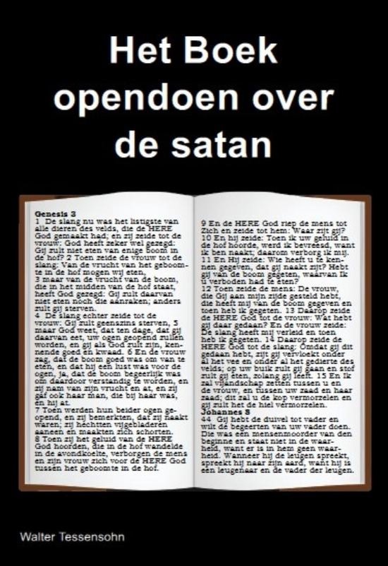 Het Boek opendoen over de satan