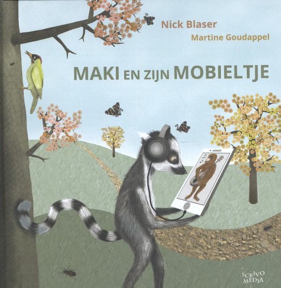 Maki en zijn mobieltje