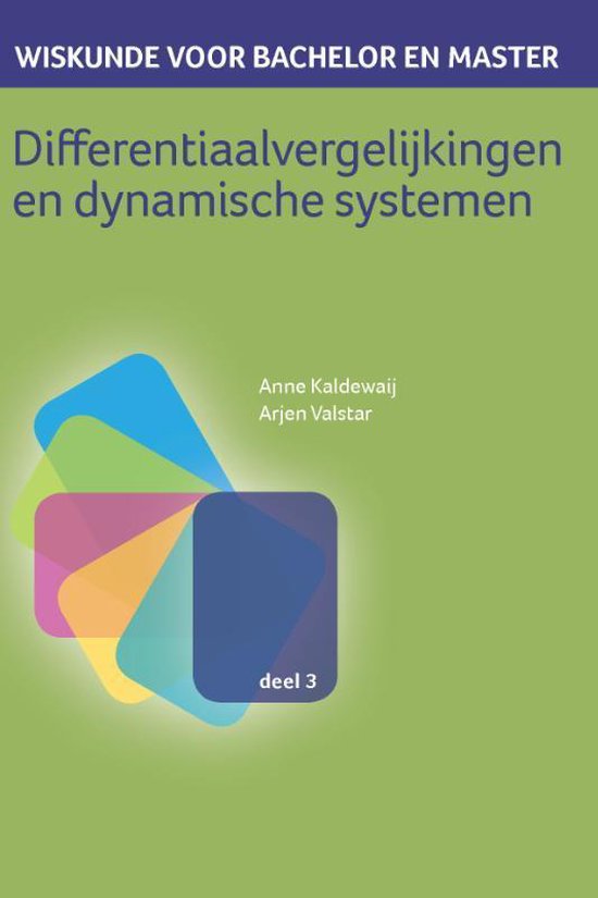 Wiskunde voor bachelor en master 3 - Differentiaalvergelijkingen en dynamische systemen