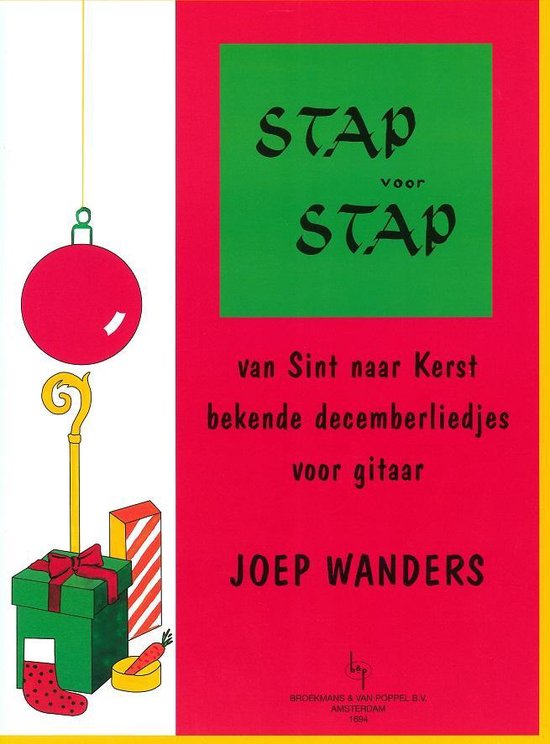 Stap voor Stap van Sint naar Kerst voor Gitaar