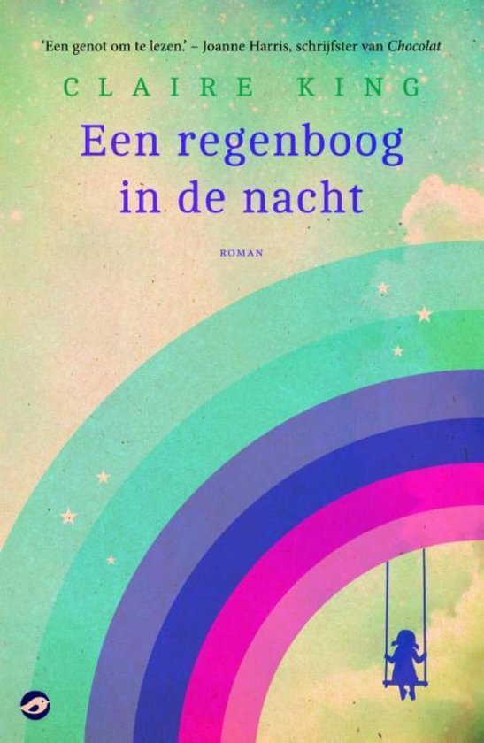 Een regenboog in de nacht