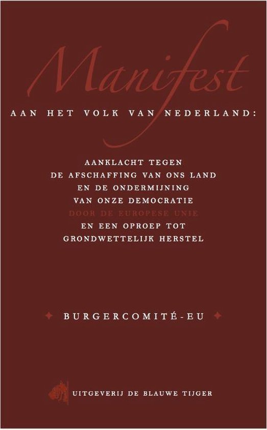 Manifest aan het volk van Nederland