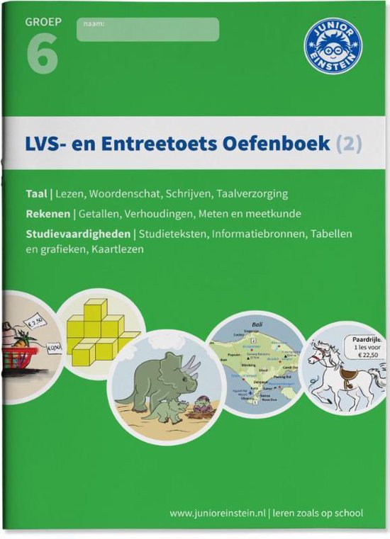 LVS- en entreetoets oefenboek (2) Deel 2 - Gemengde opgaven - Groep 6