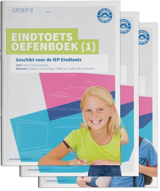 Eindtoets Oefenboeken Compleet Compleet pakket, delen 1, 2 en 3 - Gemengde opgaven - Groep 8 Opgaven voor Rekenen en Taal