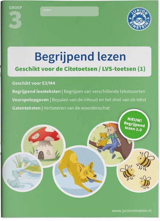 Begrijpend lezen (1) Groep 3 Oefenboek