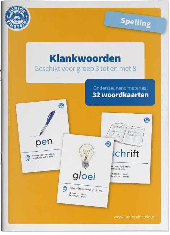 Spelling Klankwoorden voor groep 3 tot en met 8