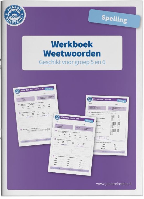 Spelling Weetwoorden geschikt voor groep 5 en 6 Werkboek